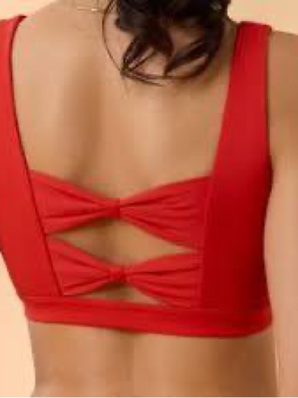 Red Strappy Back Bralette - Women Intimates